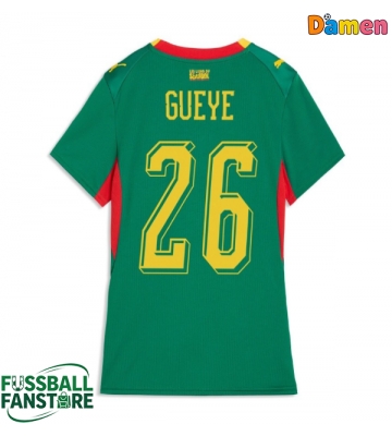Senegal Pape Gueye #26 Replik Auswärtstrikot Damen WM 2026 Kurzarm